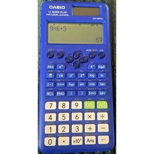 Casio fx-300ES Plus Calculator 2nd Edition Scientific Blue Tested